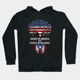 Raised in America with Puerto Rican Roots. Hoodie